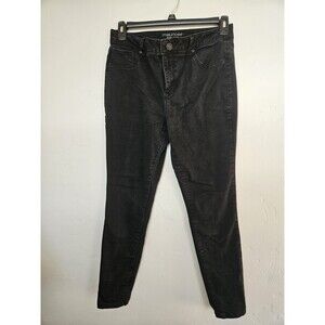 Maurices Women's Black Washed High Rise Regular Length, Size L